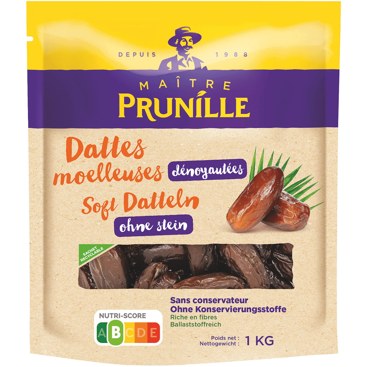 DATTE DEGLET NOUR DENOYAUTEE MOELLEUSE - 1KG