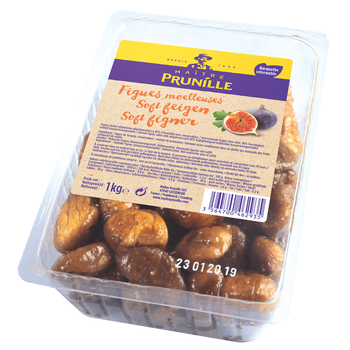 FIGUE MOELLEUSE NATURE DEPEDONCULEE - 1KG