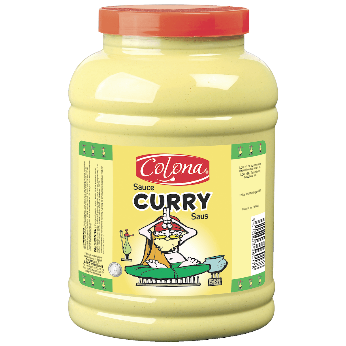 SAUCE CURRY COLONA 3 L PET