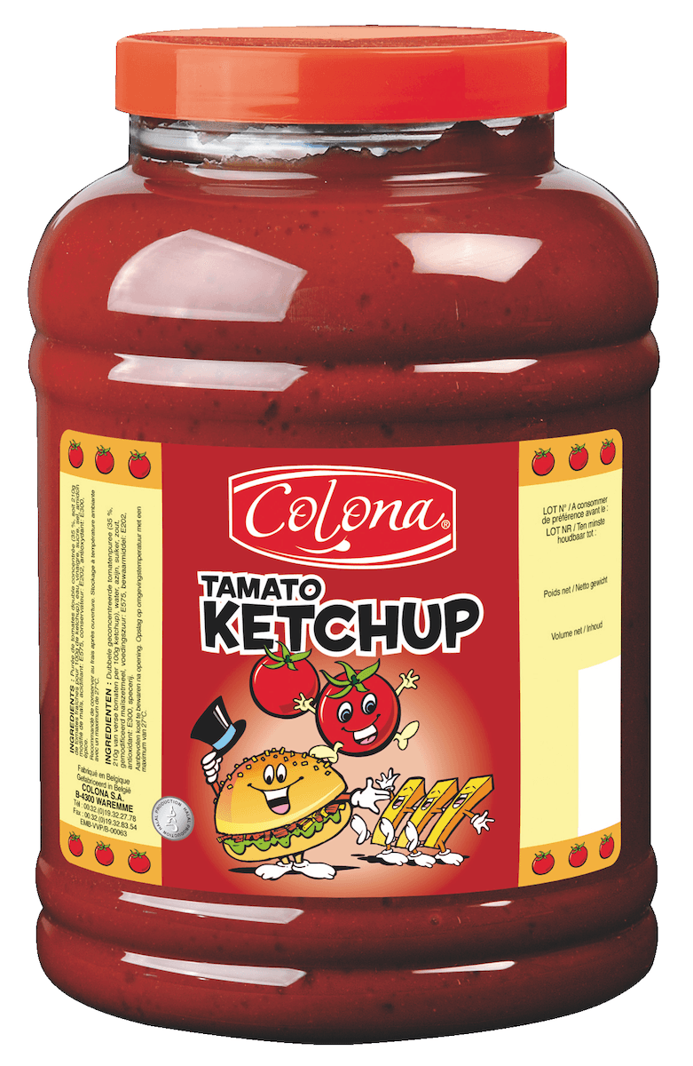 TOMATO KETCHUP 35 % COLONA 3 L PET