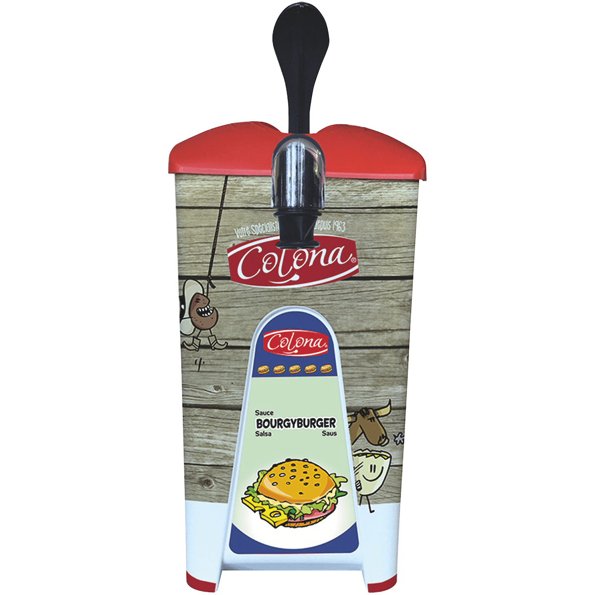 BOURGYBURGER COLONA 2X4 L BIB