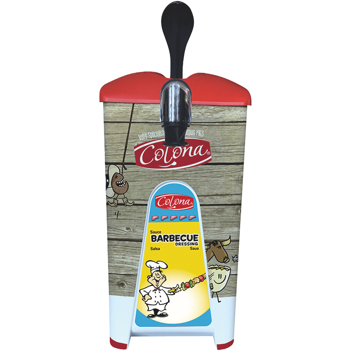 BARBECUE DRESSING COLONA 2X4 L BIB