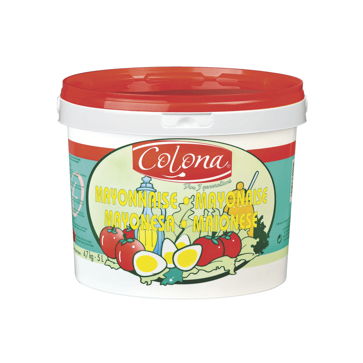 MAYONNAISE RESTAURATION COLONA 5 L SEAU