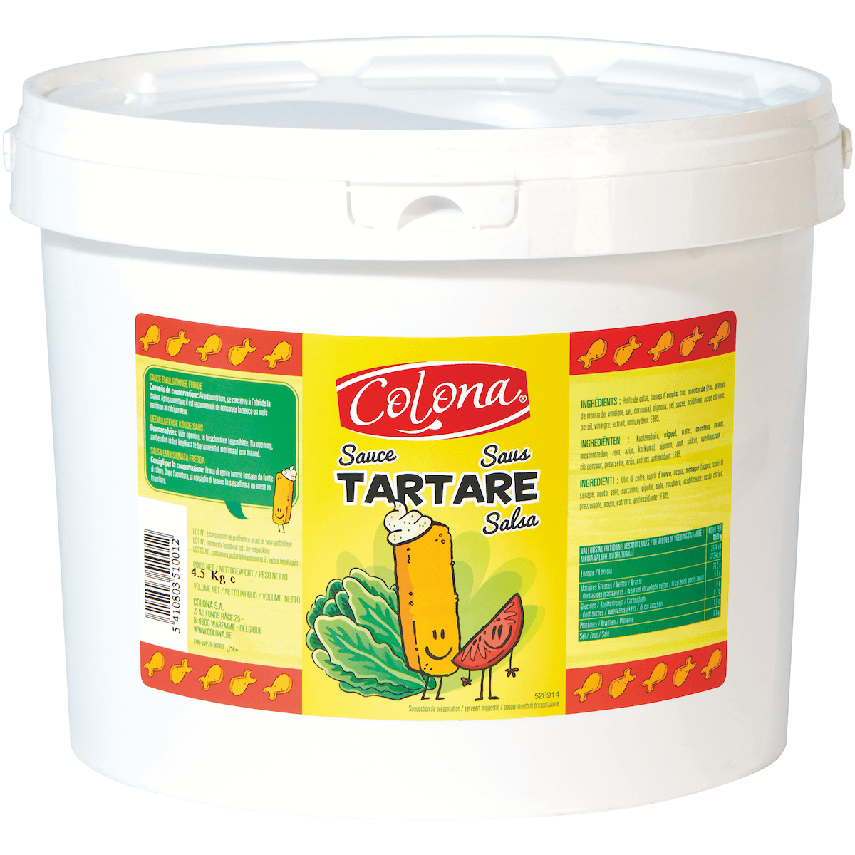 TARTARE COLONA 5 L SEAU