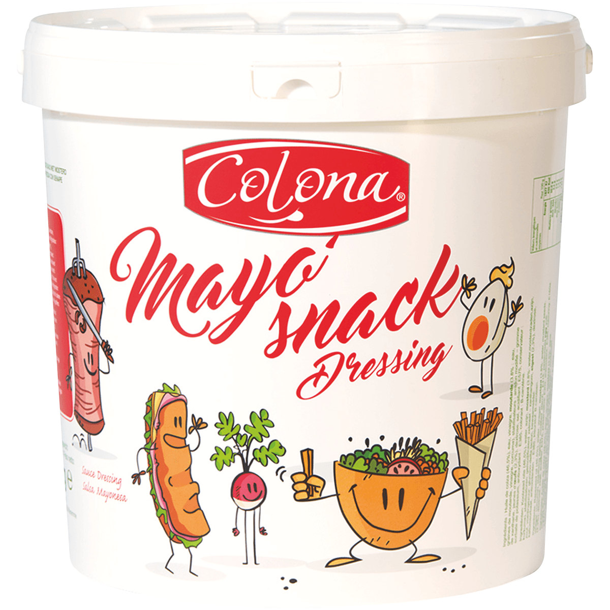 DRESSING MAYONNAISE (50 %) COLONA 10 L SEAU