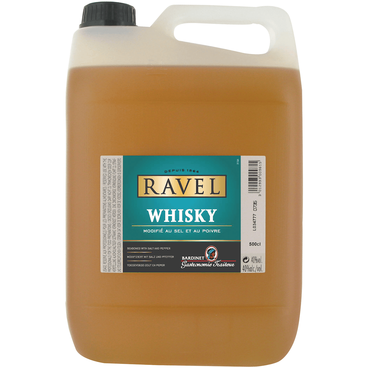 WHISKY MODIFIE 40%VOL BIDON 5L RAVEL