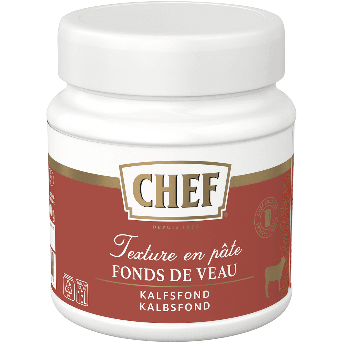 FONDS DE VEAU PREMIUM - POT DE 640 G POUR 8 A 15L