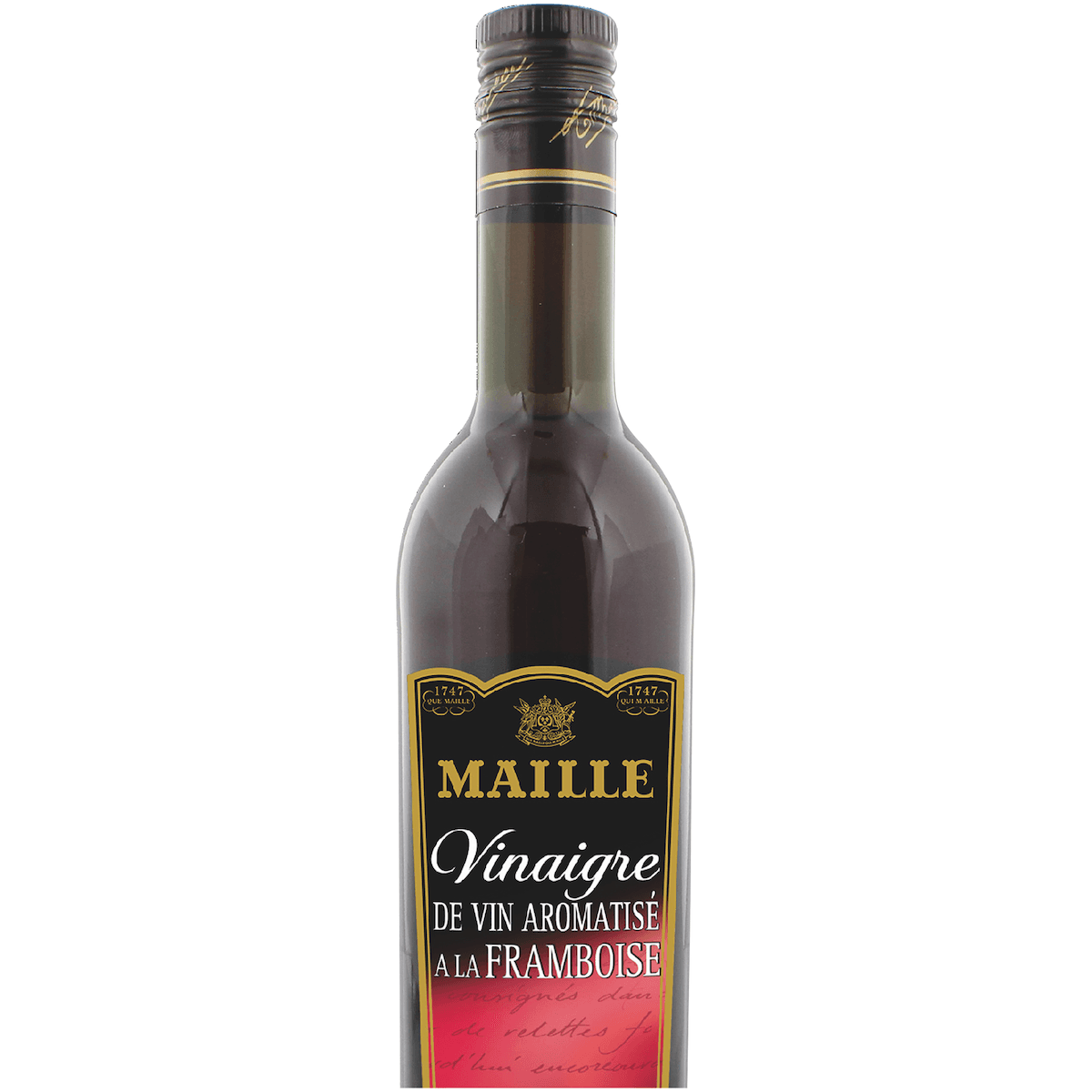 VINAIGRE DE VIN ROUGE A LA FRAMBOISE 6°  - BOUTEILLE DE 50CL