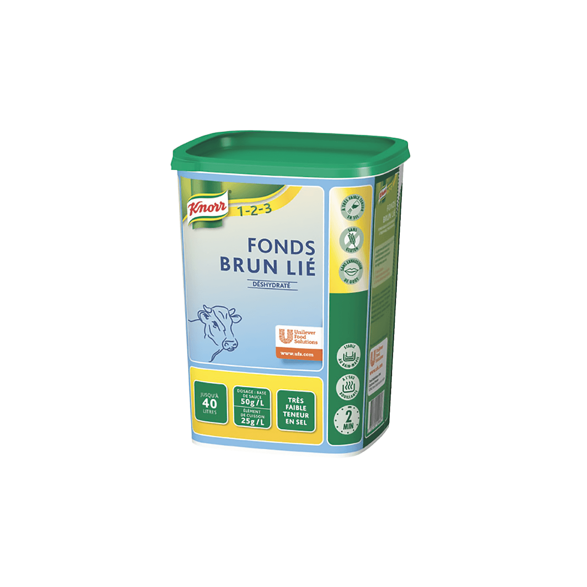 FONDS BRUN LIE FTS 40L BTE 1KG