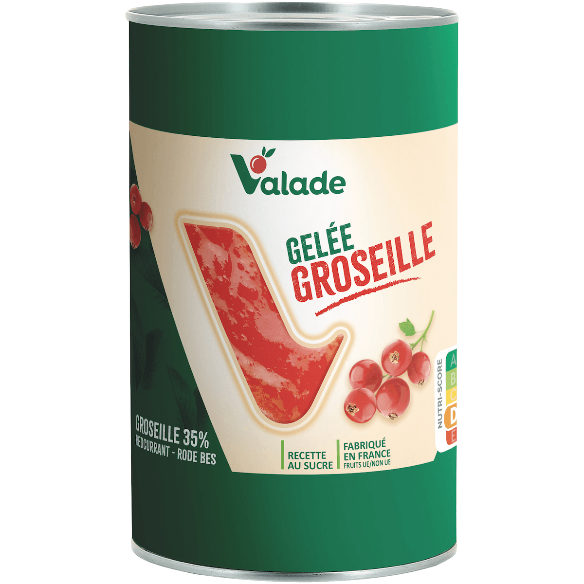 GELEE DE GROSEILLE 35% FRUITS - BTE 5/1