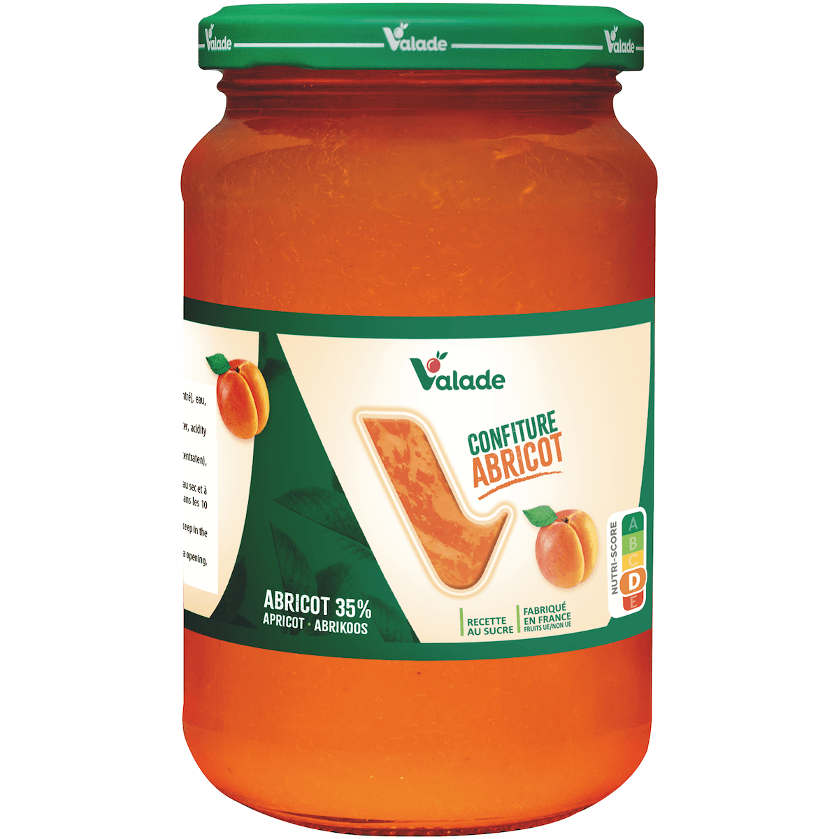 CONFITURE D'ABRICOT 35% FRUITS - BCL 450G