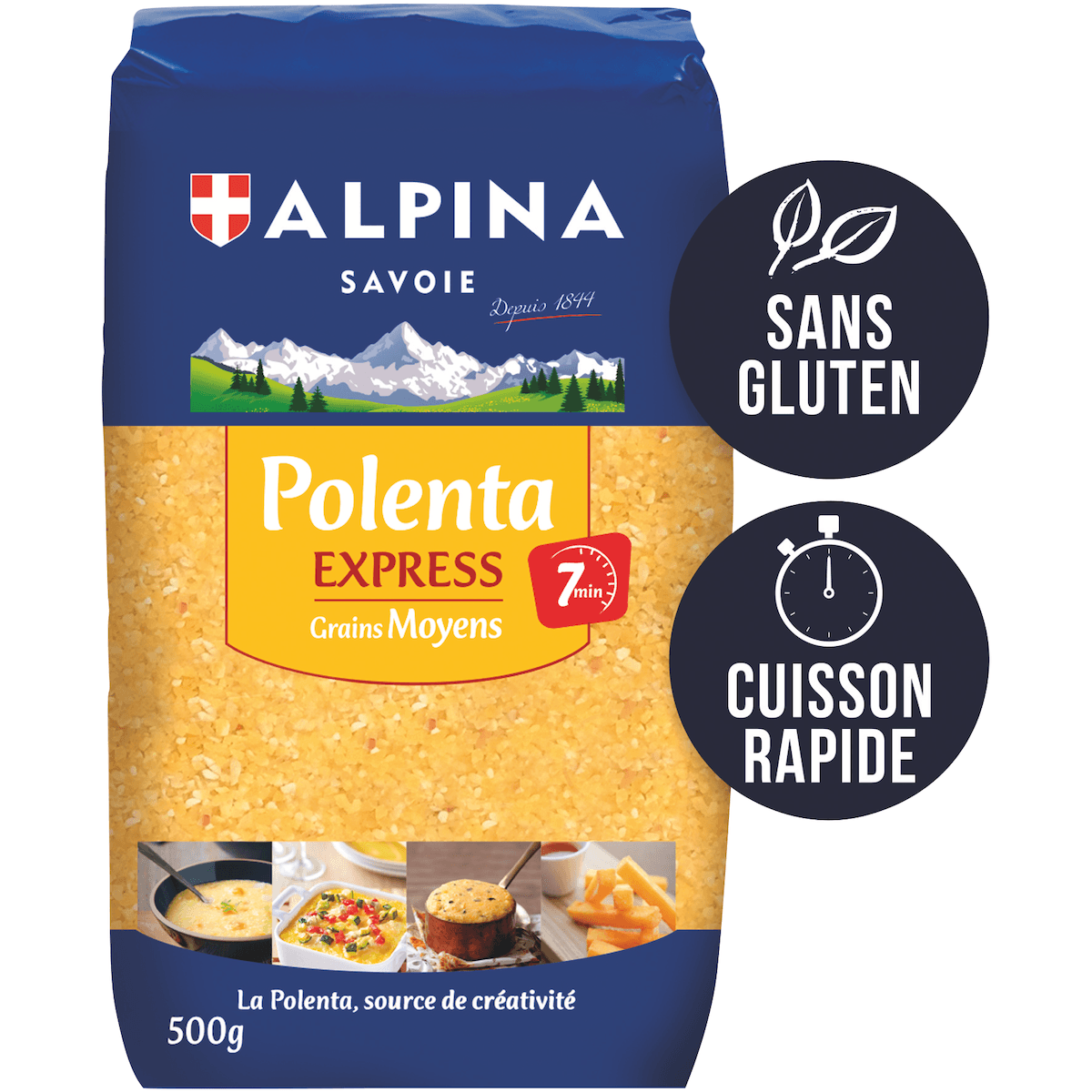 POLENTA EXPRESS MOYENNE -  500G