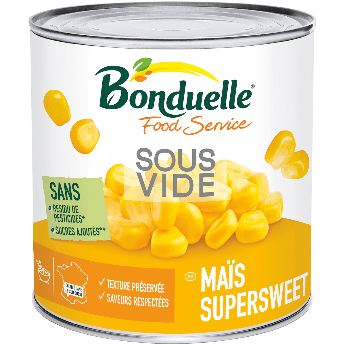 MAIS GRAINS SUPER SWEET  HVE - BTE 3/1 - ORIGINE FRANCE
