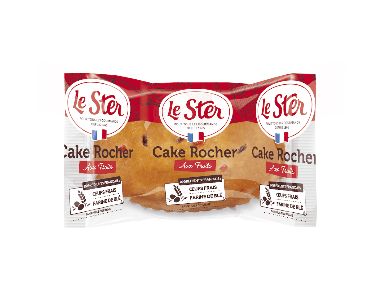 MINI CAKE ROCHER FRUITS DE 37,5G - CARTON DE 120
