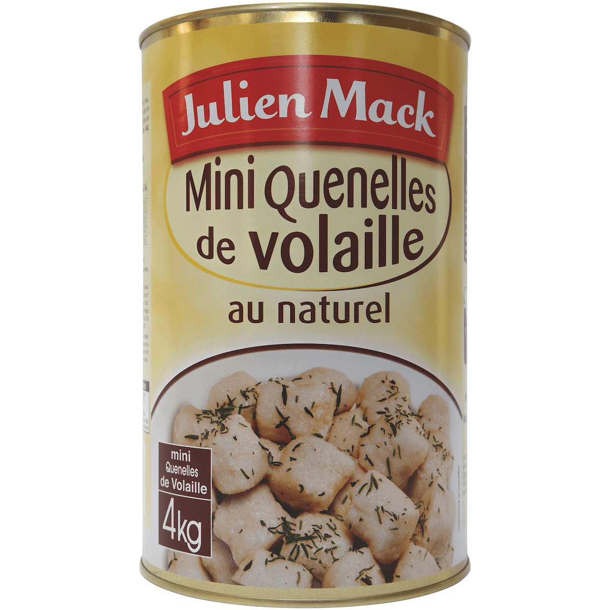 MINI QUENELLES DE VOLAILLE - BTE 5/1 - 750/800P.