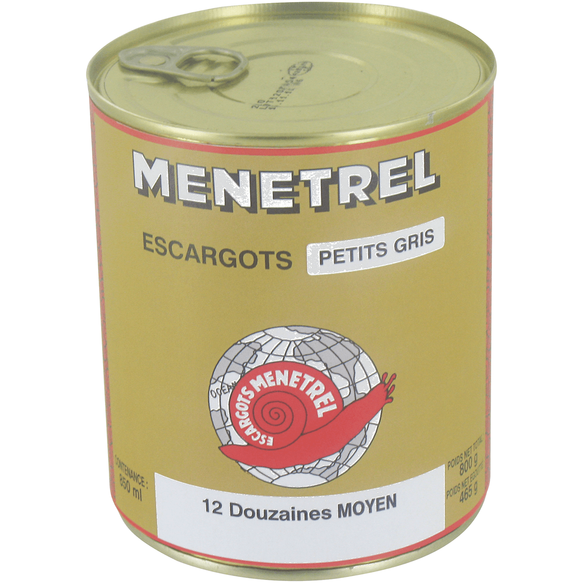 ESCARGOTS PETITS GRIS MOYENS BOITE 4/4