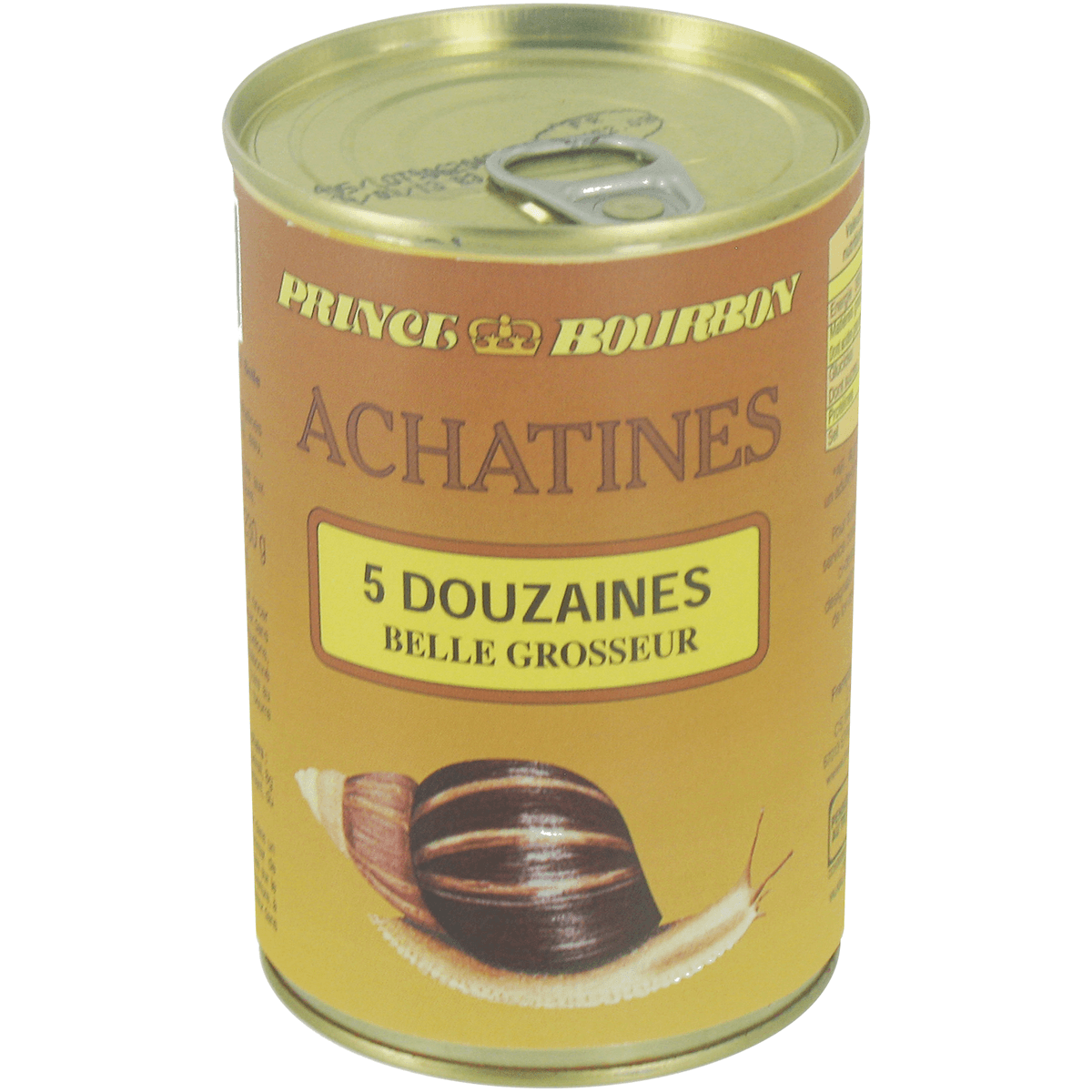 ACHATINES 5 DOUZ BELLE GROSSEUR BOITE 1/2