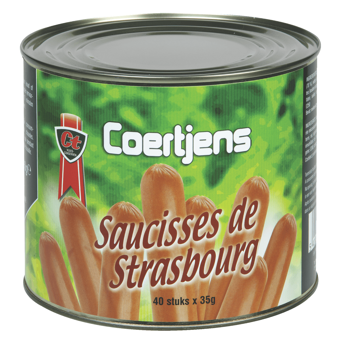 SAUCISSES DE STRASBOURG 40 PIECES  2.19KG
