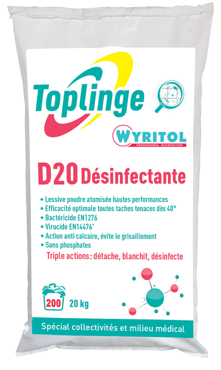 LESSIVE TEXTILE DESINFEC S20KG