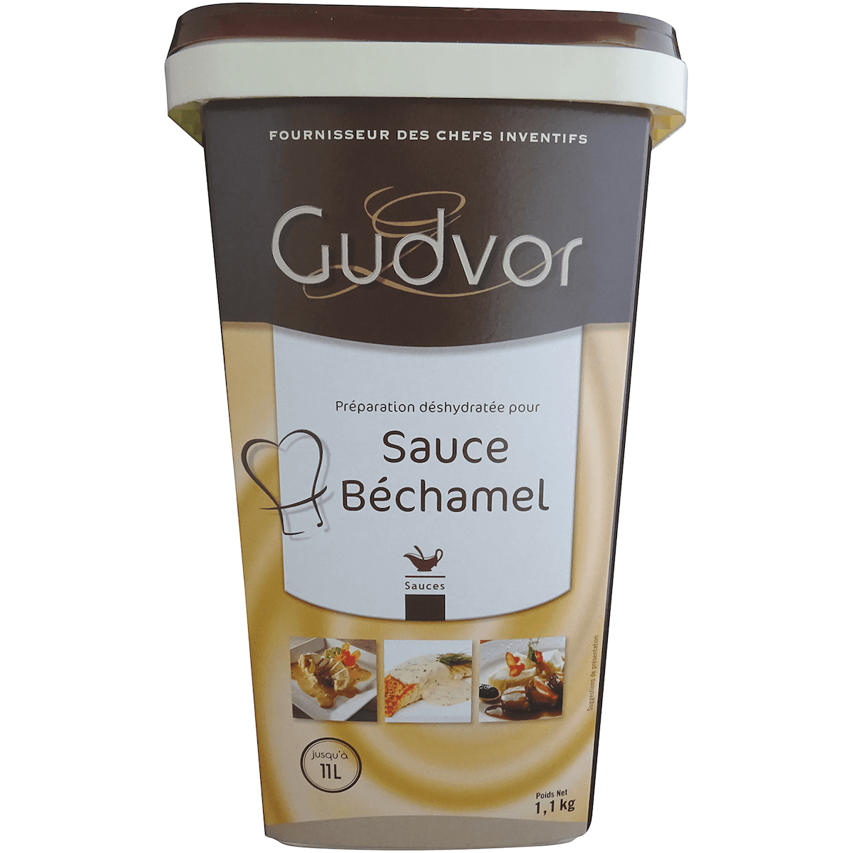 SAUCE BECHAMEL - BTE 1.1KG - 80 A 100G/L