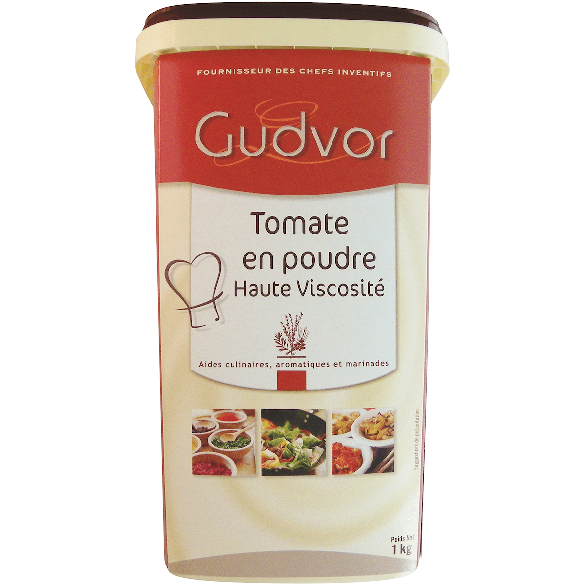 TOMATE POUDRE HV BTE 1KG - 2,5 L EAU CONCENTRE A 28% / 19L EAU JUS A 4%