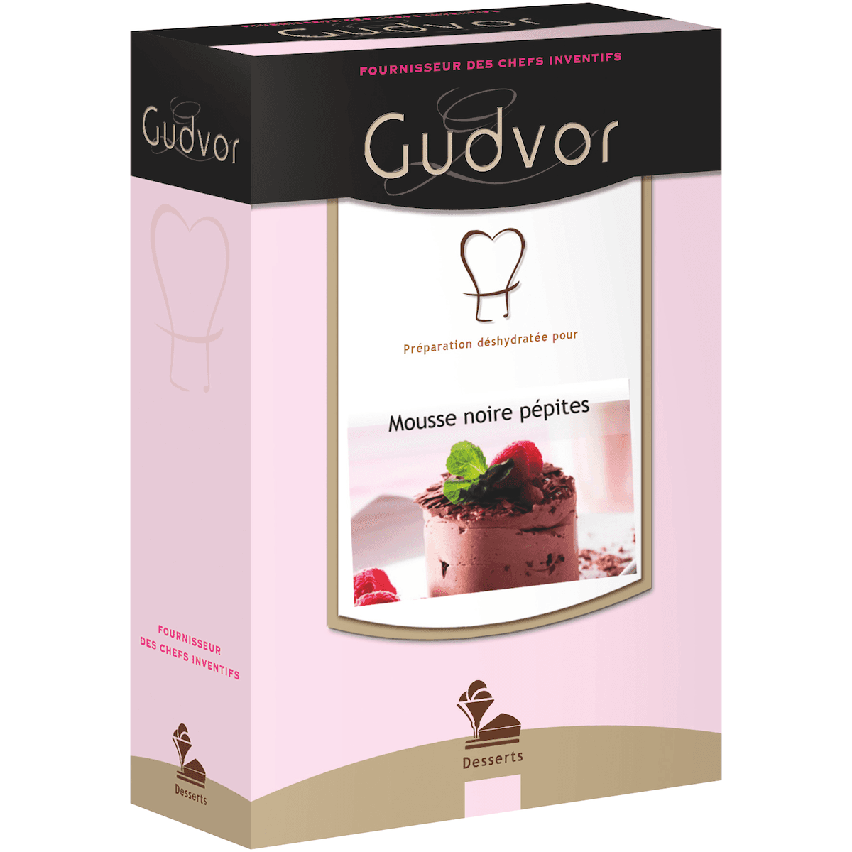 MOUSSE CHOCOLAT NOIR PEPITES ETUI 1KG