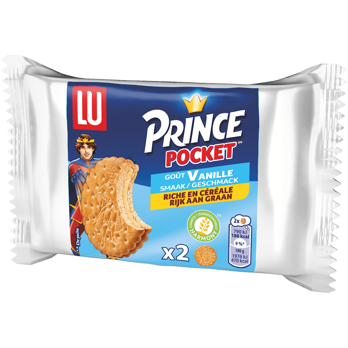 GOUTER PRINCE VANILLE - CARTON DE 110 LOTS - LE LOT DE 2 DE 40G