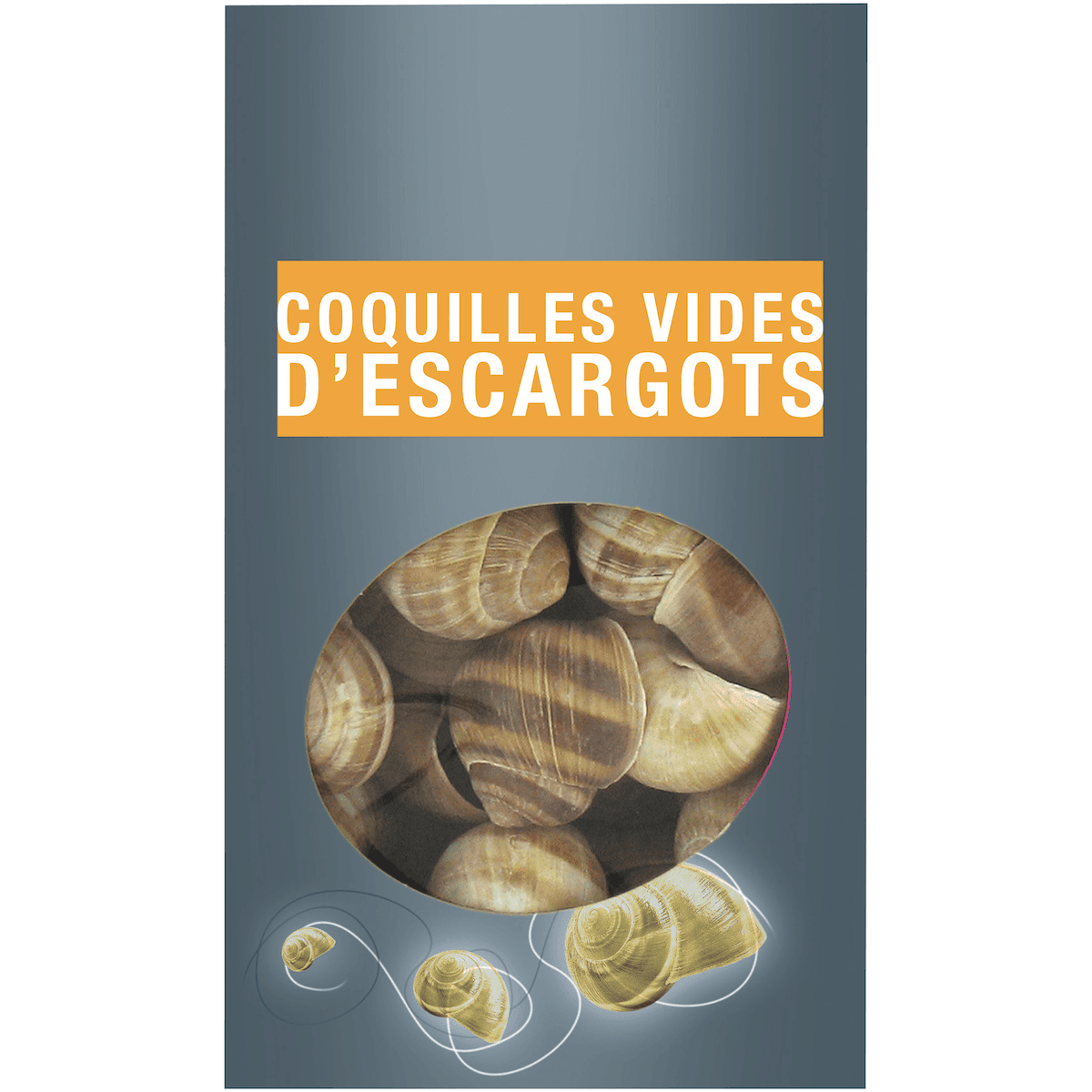 COQUILLES D'ESCARGOTS BELLE GROSSEUR BOITE 1/2 ETUI