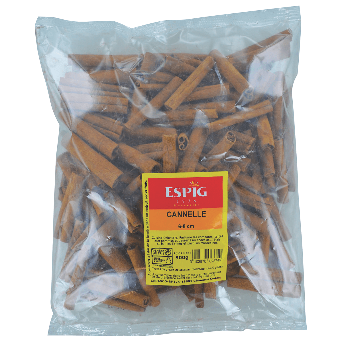 CANNELLE 6/8 CM - 500G