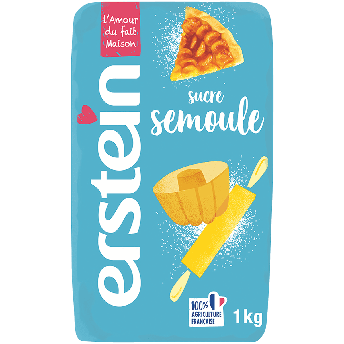 SUCRE SEMOULE FINE  SACHET ERSTEIN 1KG