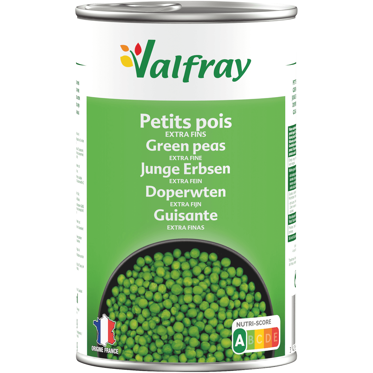 POIS EXTRA FINS NATUREL 5/1