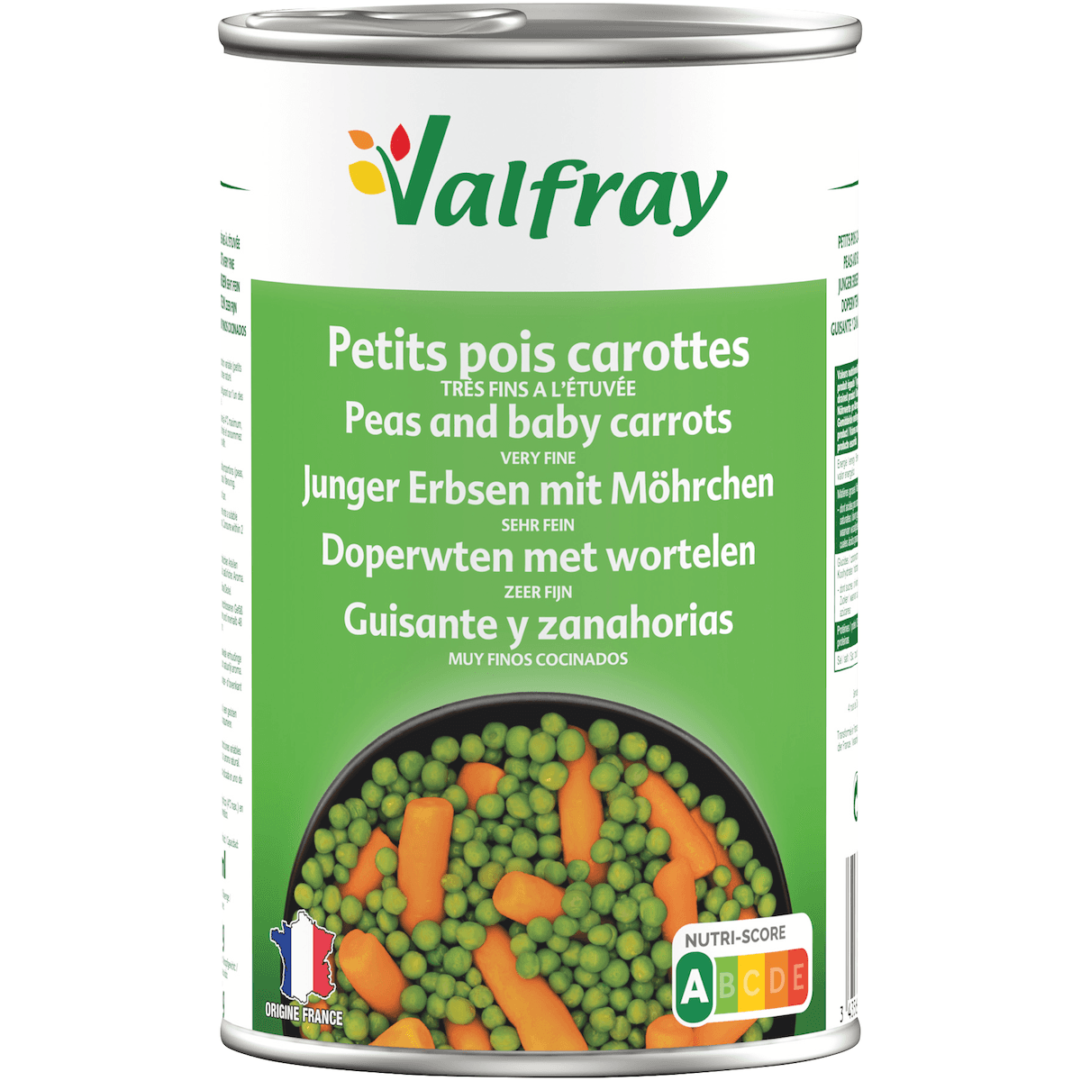 POIS TRES FINS CAROTTES ETUVEE 5/1