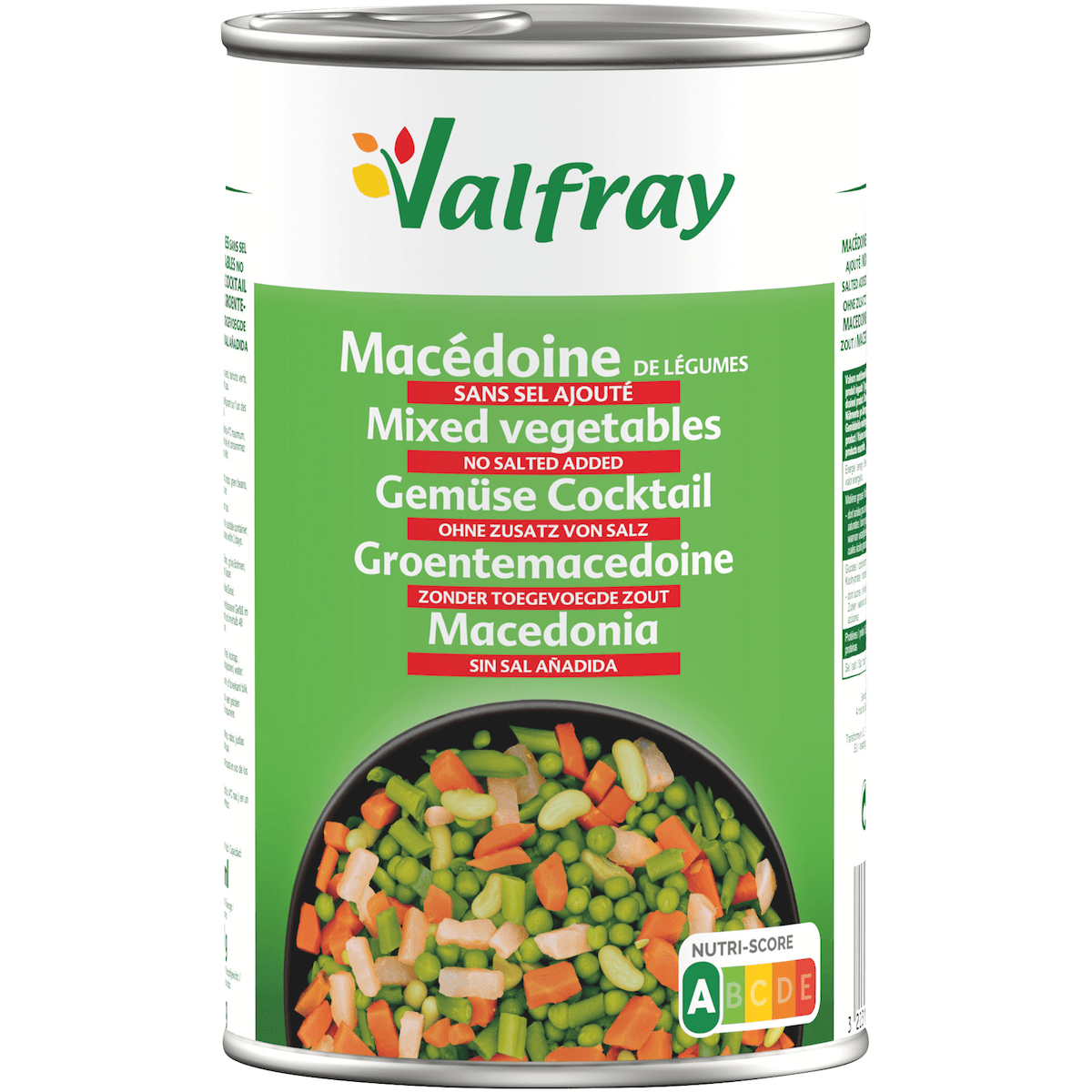 MACEDOINE DE LEGUMES SANS SEL 5/1