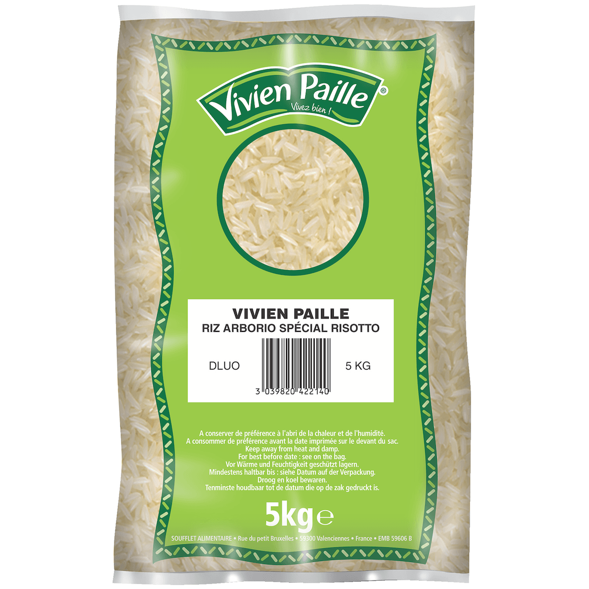 RIZ ARBORIO QS PL   5 KG