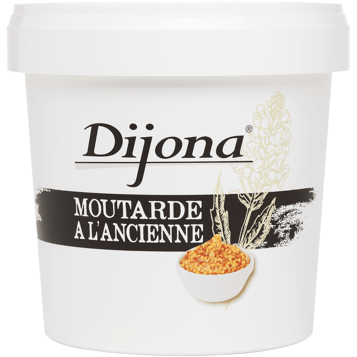 MOUTARDE GRAINS DE DIJON SEAU 1KG