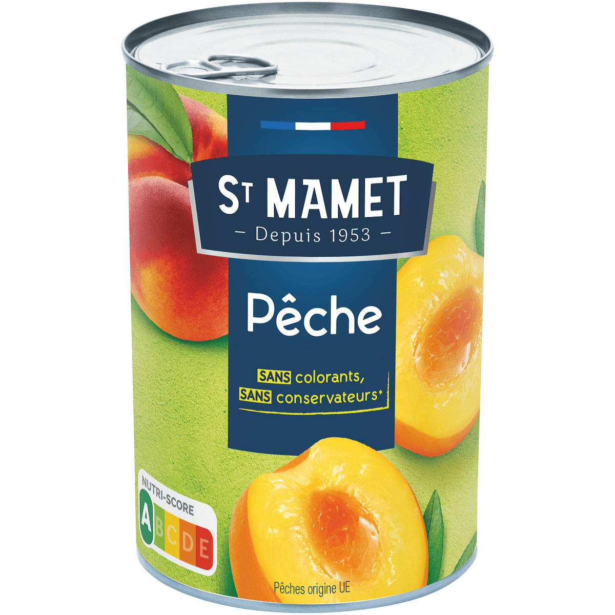 PECHES PAVIE DEMI FRUITS BOITE 1/2