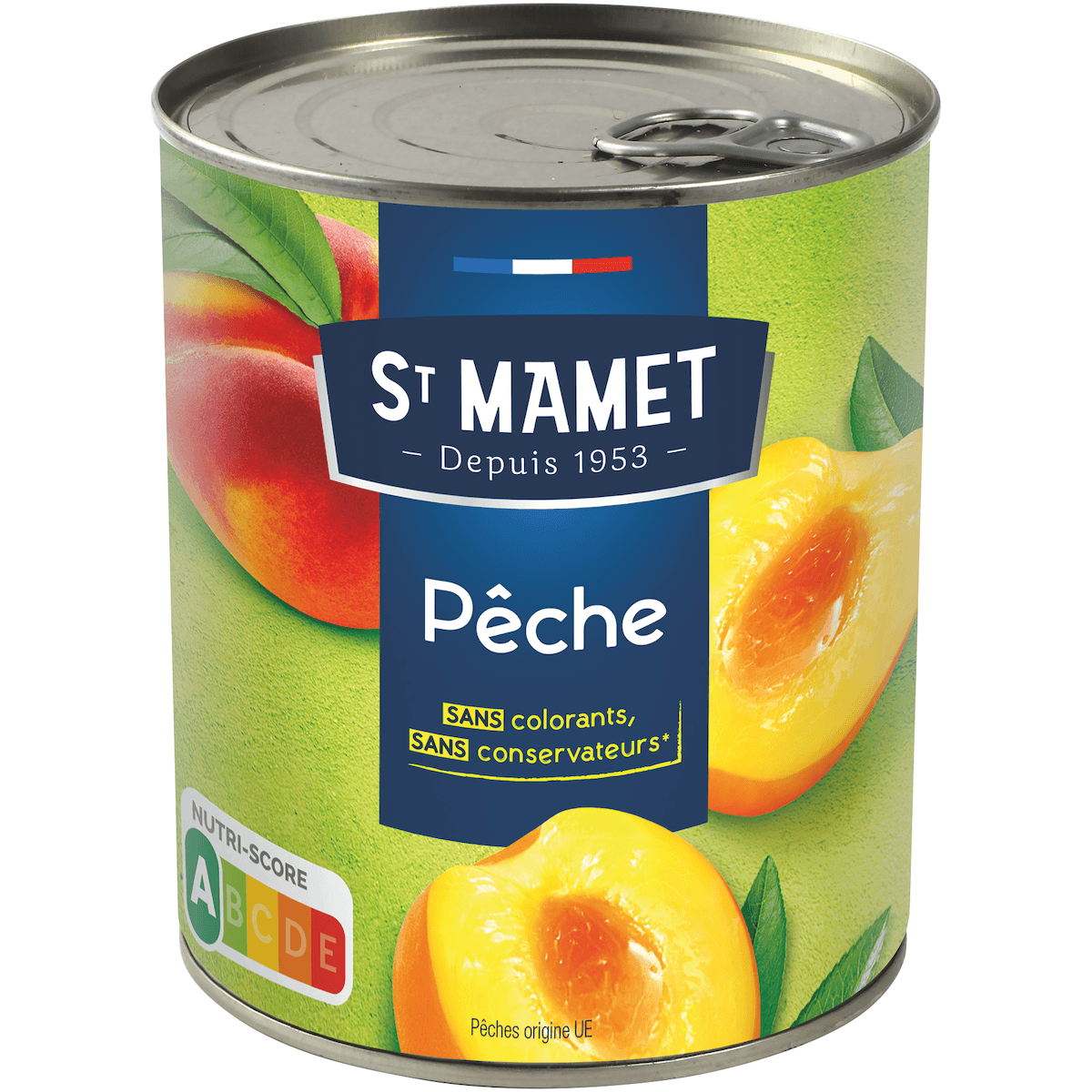 PECHES PAVIE DEMI FRUITS BOITE 4/4
