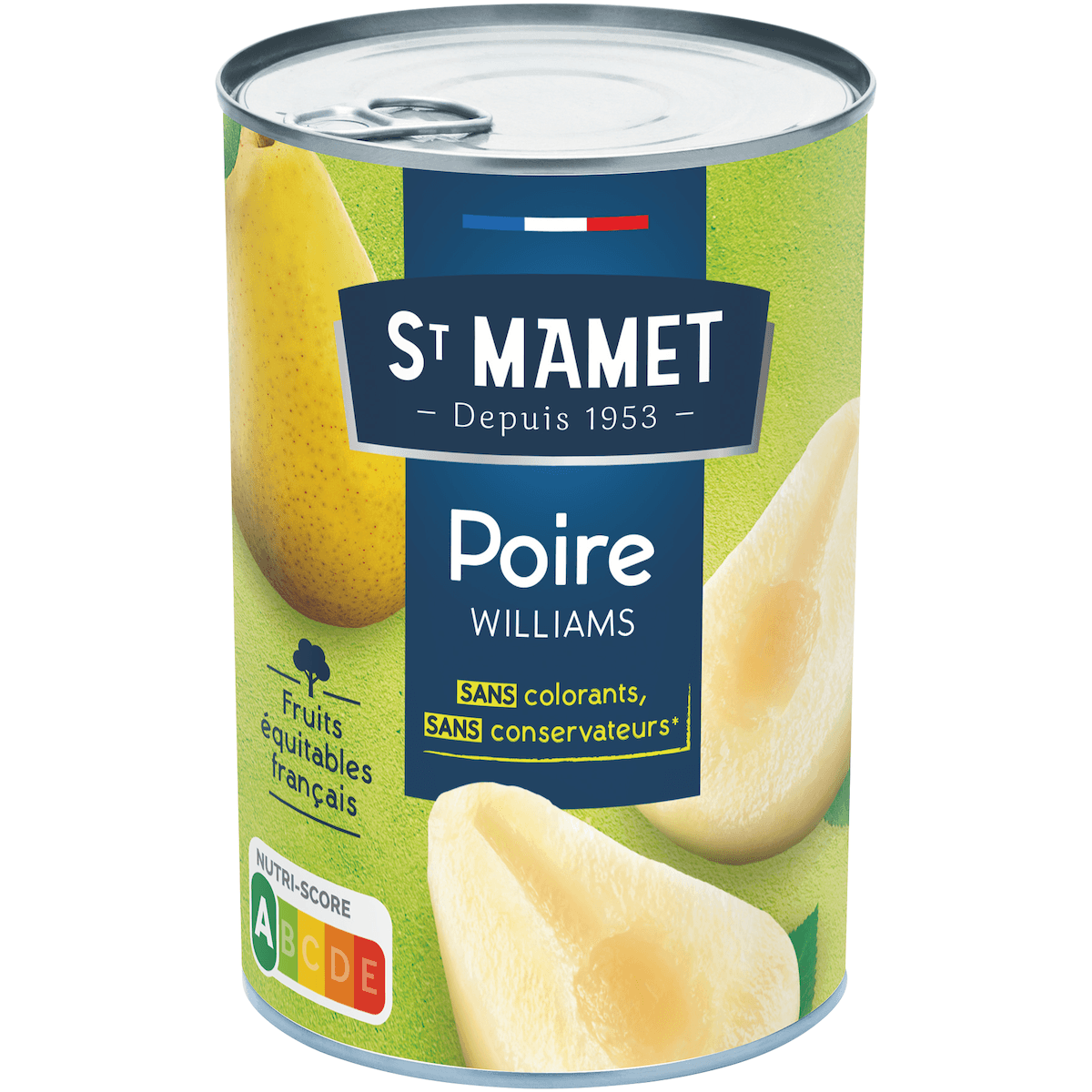 POIRES WILLIAMS DEMI FRUITS BOITE 1/2