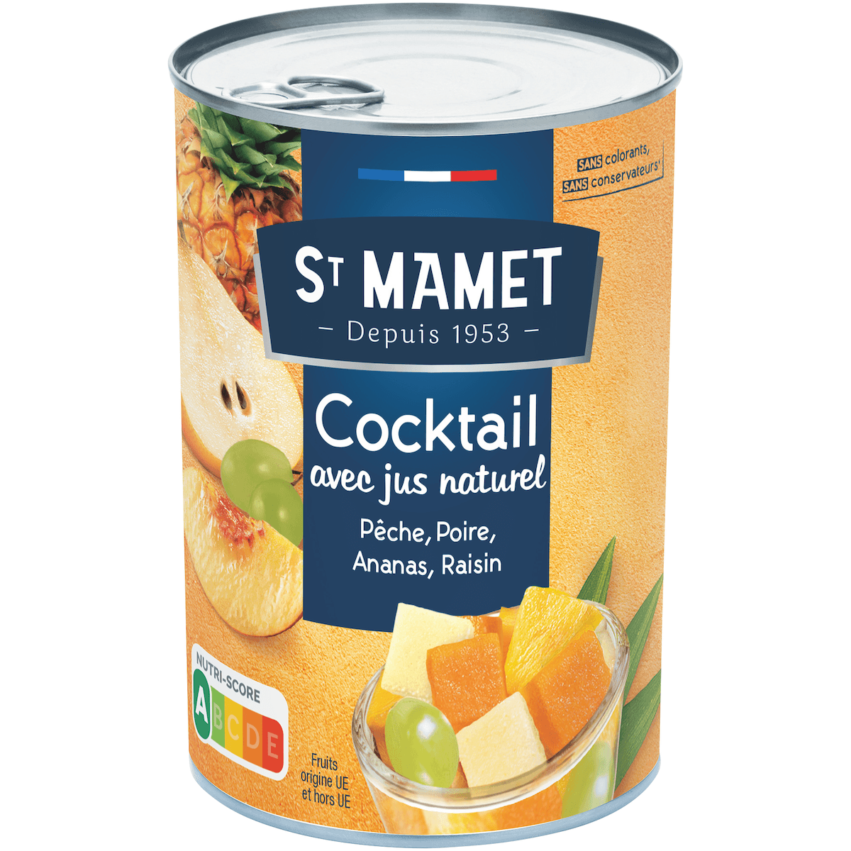 COCKTAIL DE 4 FRUITS BOITE 1/2