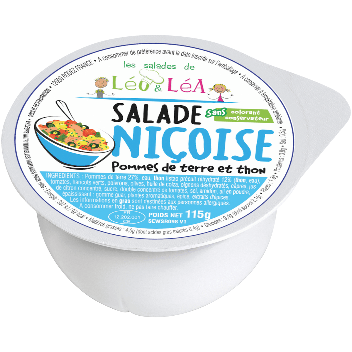 SALADE NICOISE 115G