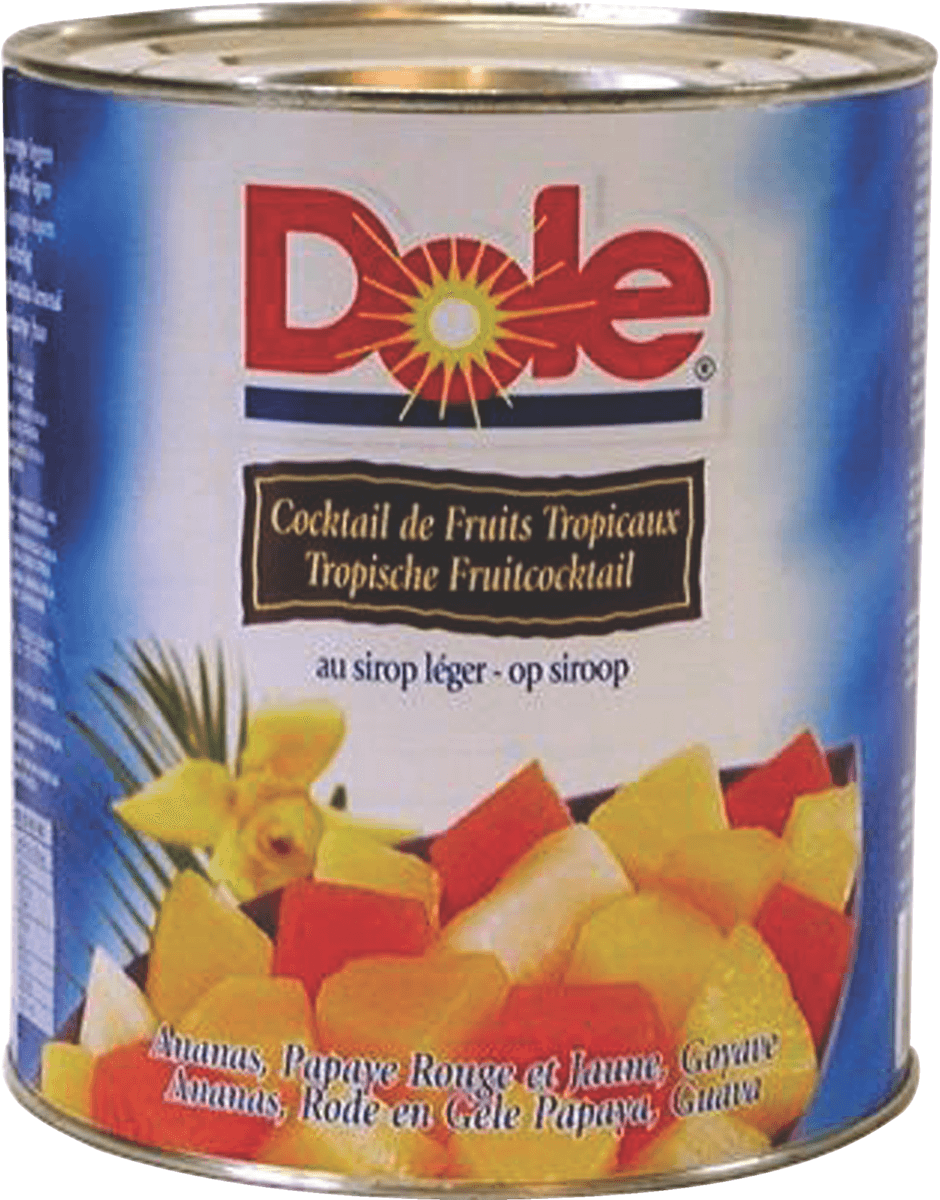 MELANGE DE FRUITS TROPICAUX AU SIROP LEGER - BTE A10 - 3,01KG