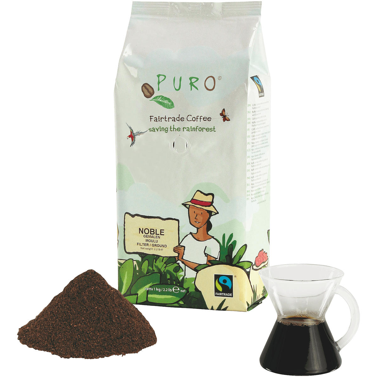 PURO 85% AR COM EQUITABLE KILO MOULU