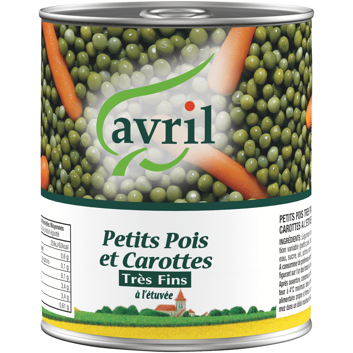 PETITS POIS TRES FINS CAROTTES BTE 4/4 OF