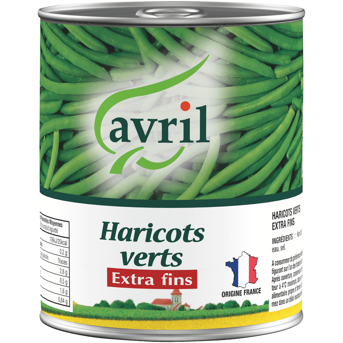 HARICOTS VERTS EXTRA FINS BTE 4/4 OF