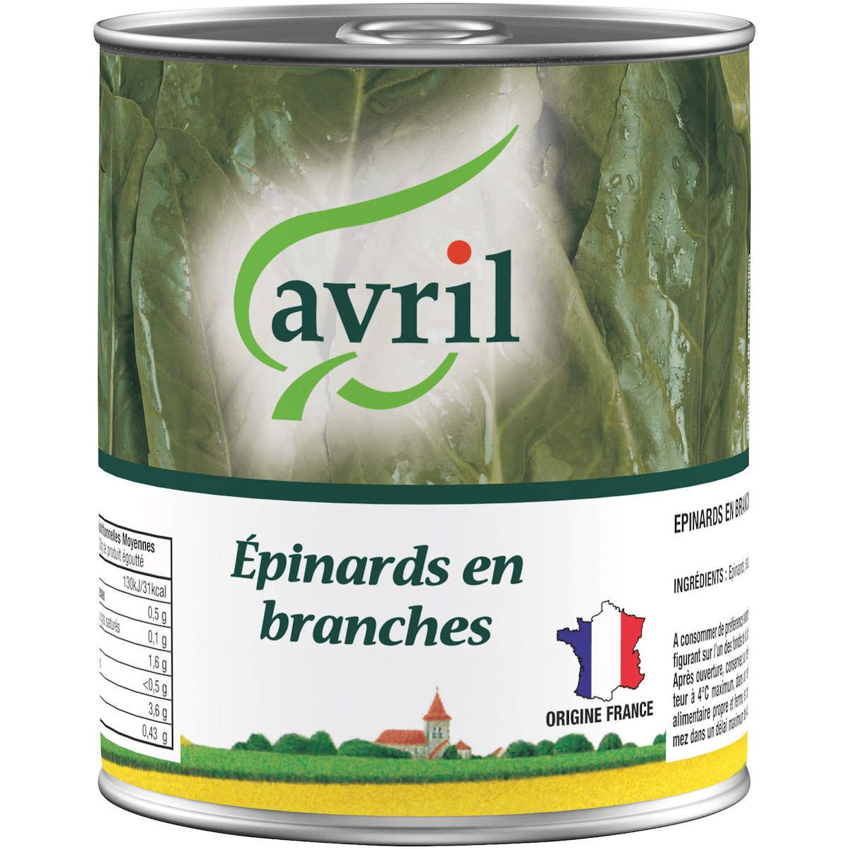 EPINARDS BRANCHES BTE 4/4 OF