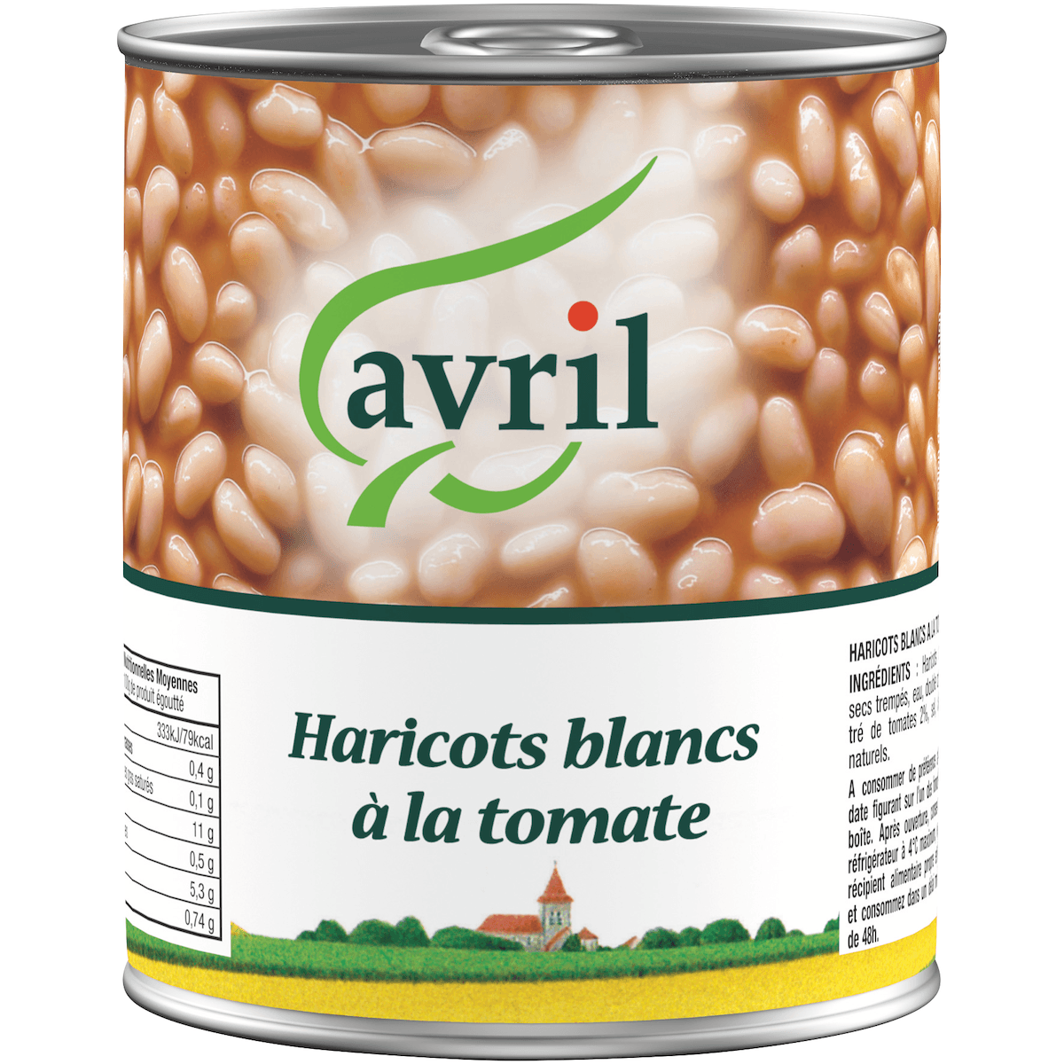 HARICOTS BLANCS A LA TOMATE BTE 4/4 OF