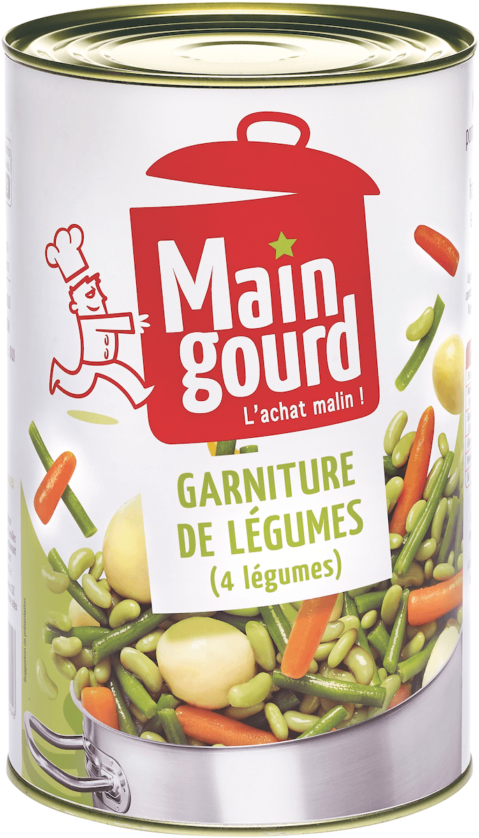 GARNITURE 4 LEGUMES 5/1