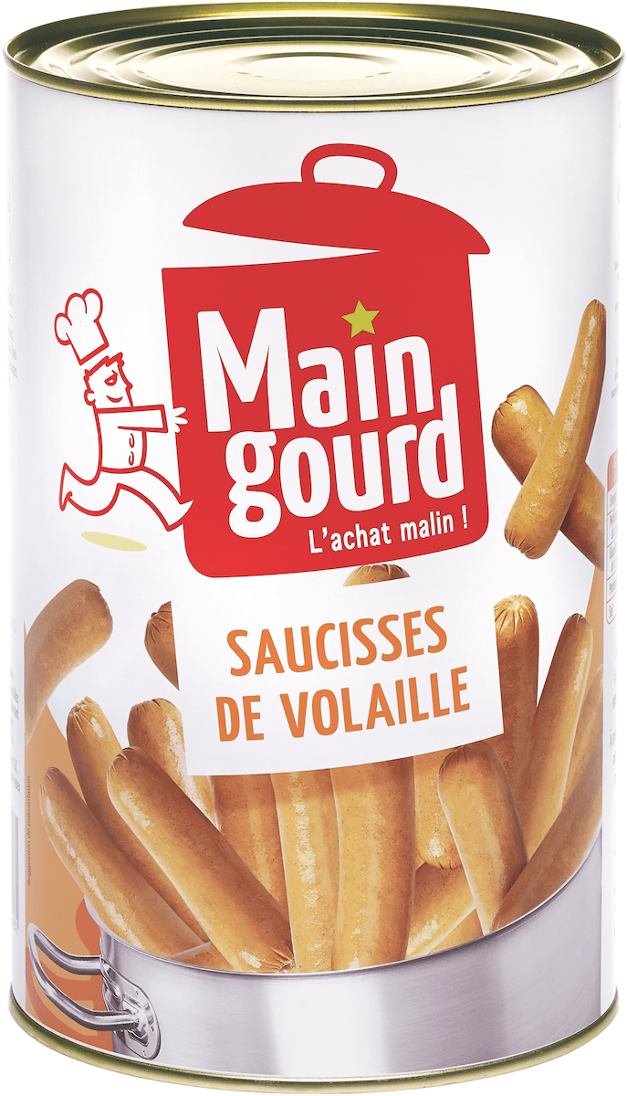 SAUCISSES DE VOLAILLE 5/1 44 SAUCISSES