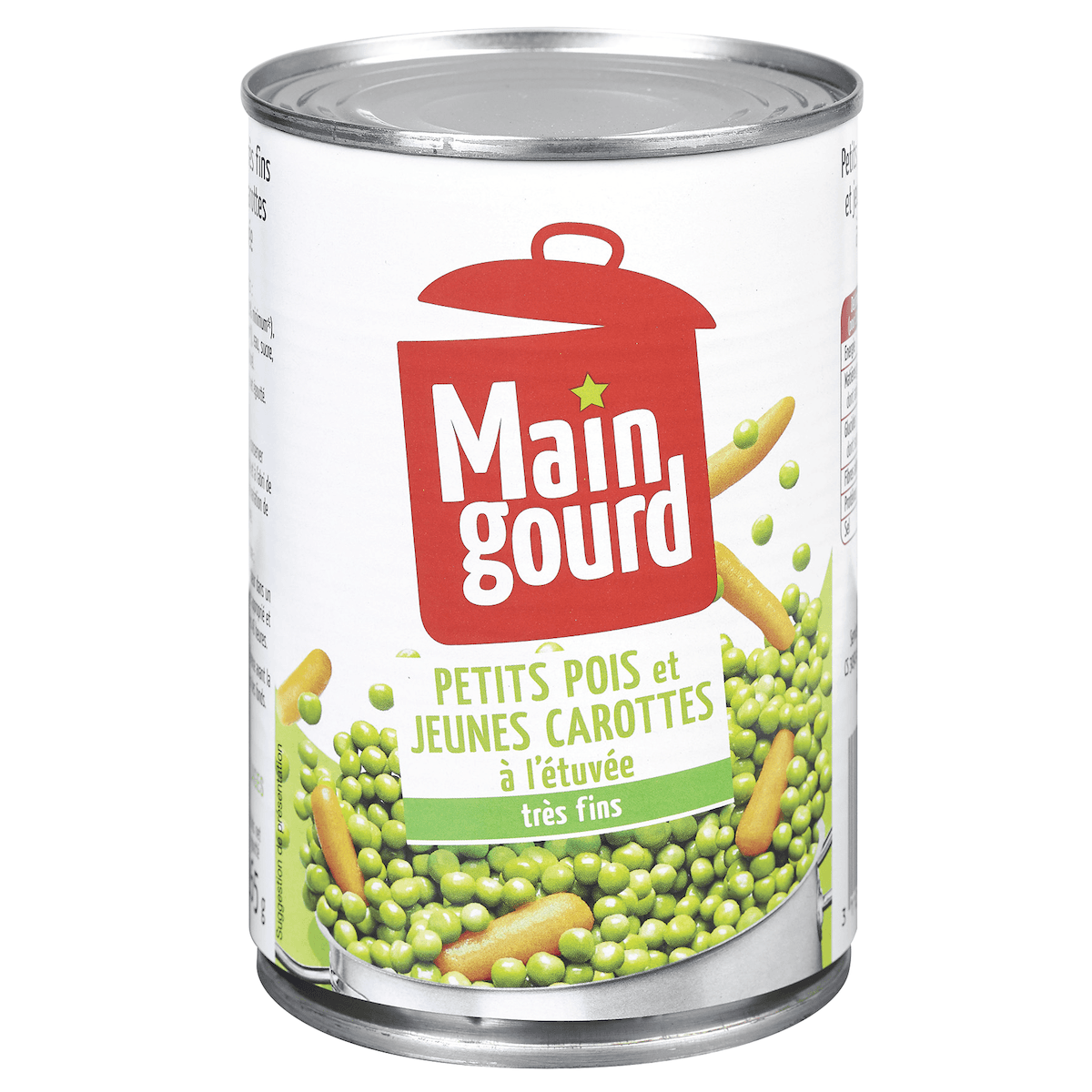 PETITS POIS FINS CAROTTES 1/2