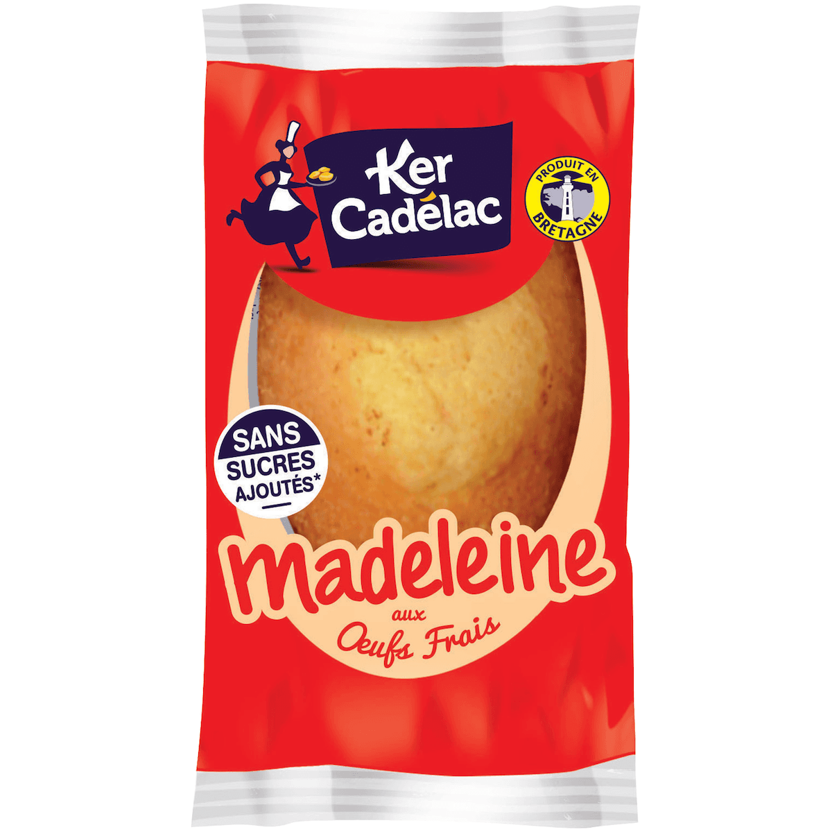 MADELEINE MGV AUX OEUFS FRAIS SSA -25G